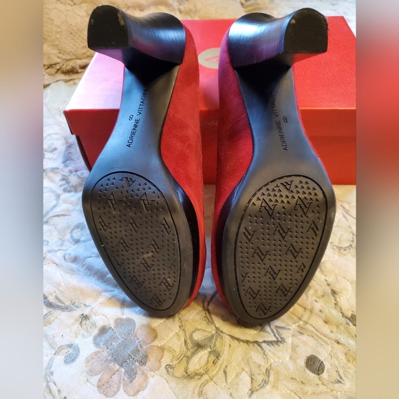 Adrienne Vittadini Marve Kidsuede Platform Pumps size 8 - Picture 5 of 11